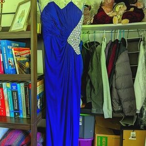 Morgan and Co. Royal purple formal dress Size 1/2